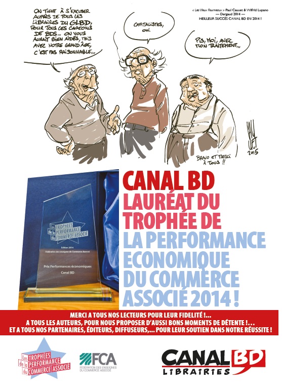 affiche du Trophée de la Fédération des enseignes du commerce associé